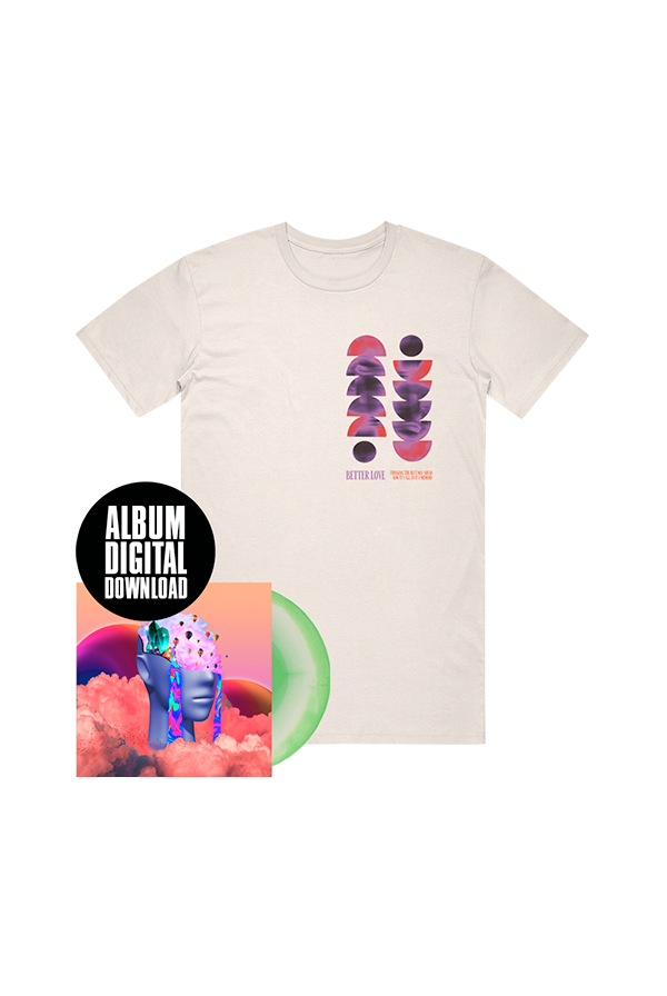 Abstract Tee + A-side White /B-side Doublemint LP