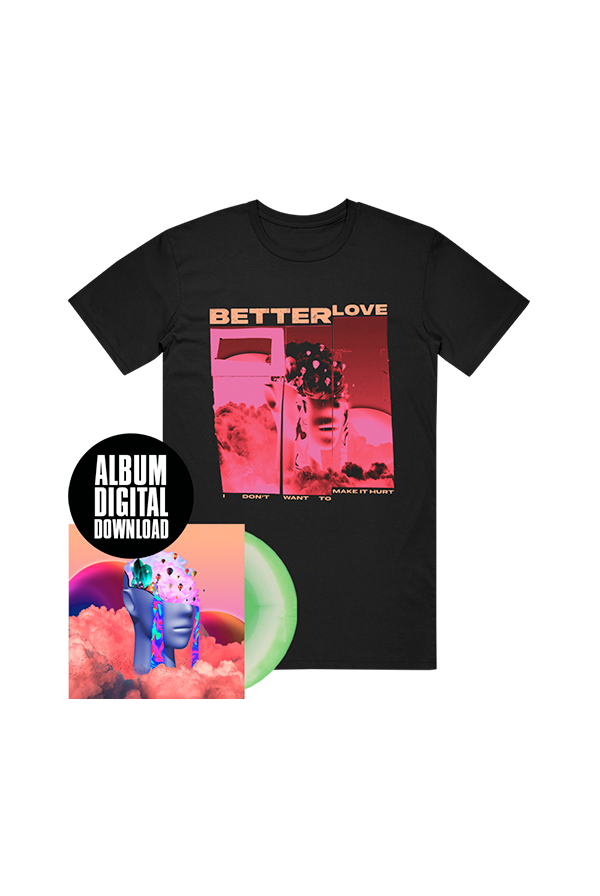 Hurt Tee + A-side White /B-side Doublemint LP