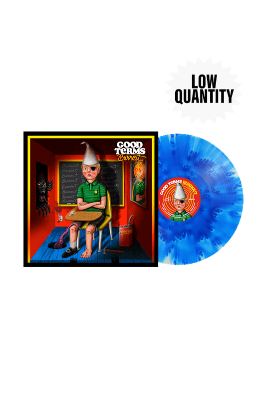 Good Terms Burnout Vinyl - Cloudy (Cobalt Blue)