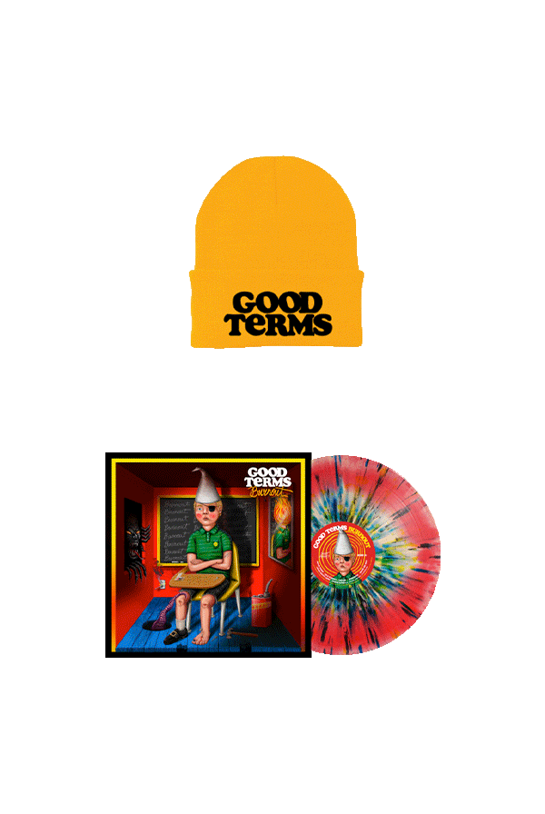 Good Terms Burnout Vinyl + Beanie Bundle