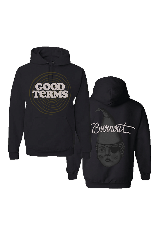 Good Terms Burnout Hoodie (Black)