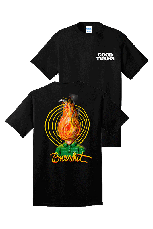 Good Terms Burnout Tee (Black)