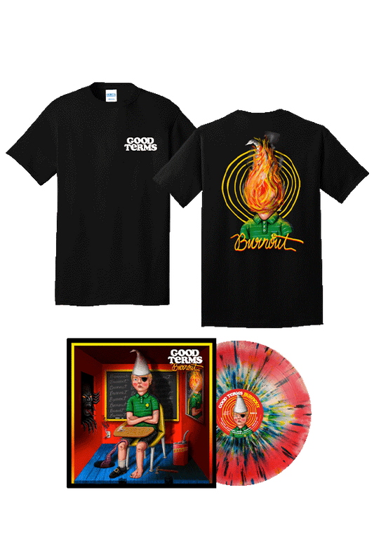 Good Terms Burnout Vinyl + Black Tee Bundle